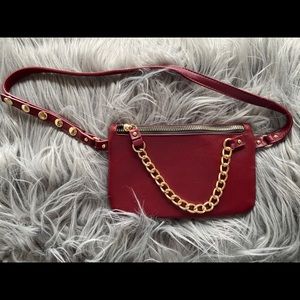 Burgundy Belt Bag